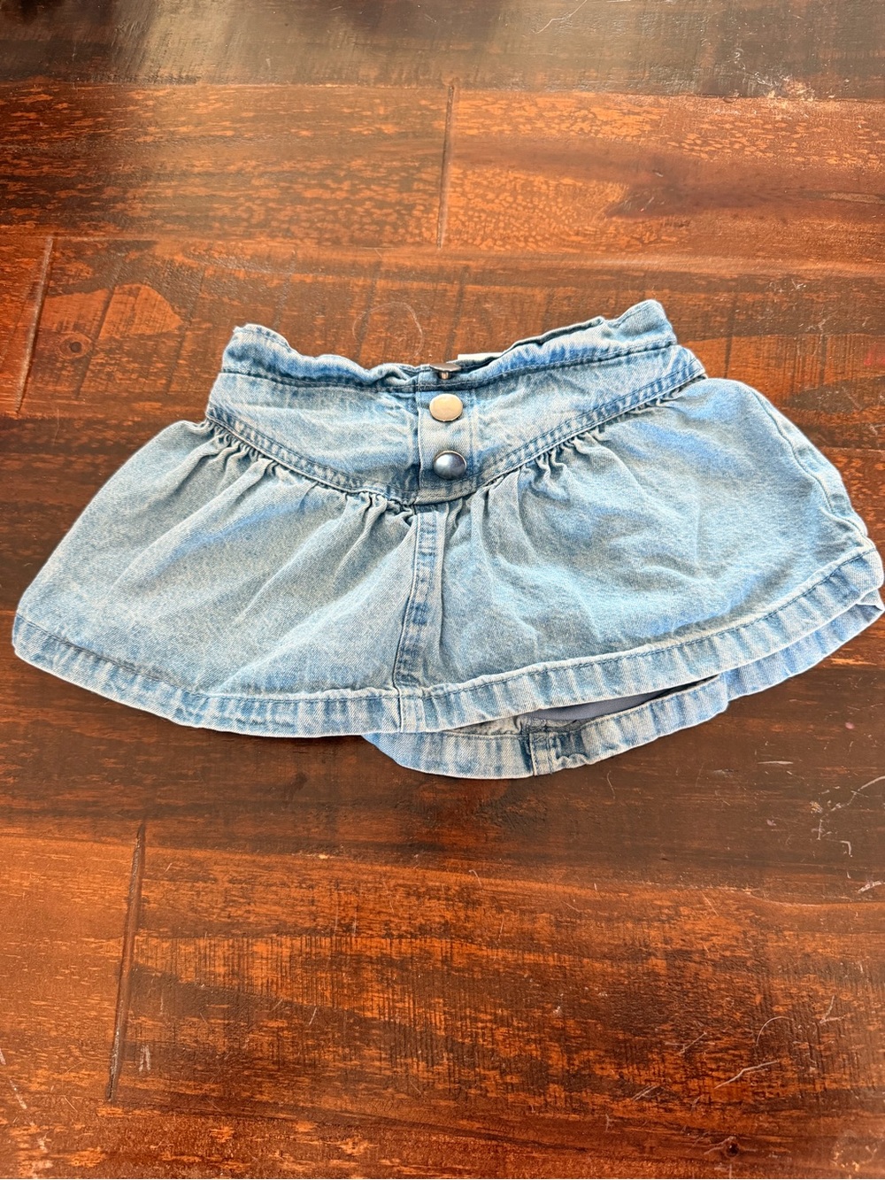 👚CLOSET CLEAN OUT SALE👖 Light Blue Denim Skort for Girls 3T